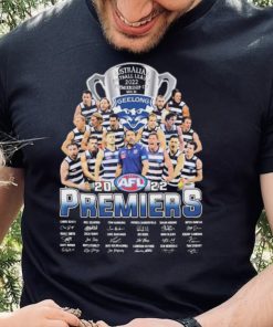 Australian Football League 2022 Premiership Cup Won By Geelong Cats Signatures Shirt 1 Australian Football League 2022 Premiership Cup Won By Geelong Cats Signatures Shirt