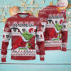 Baseball Bow Ugly Sweater Baseball Player