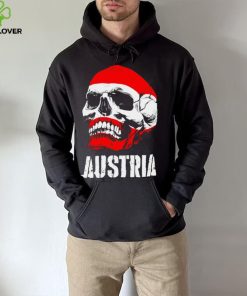 Austria flag skull Austrian Pride shirt