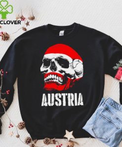 Austria flag skull Austrian Pride shirt