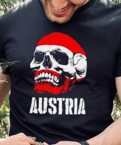 Austria flag skull Austrian Pride shirt