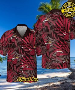 Authentic Aloha Shirt with Tropical Vibe Miami Heat