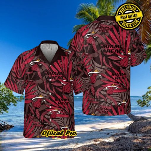 Authentic Aloha Shirt with Tropical Vibe Miami Heat