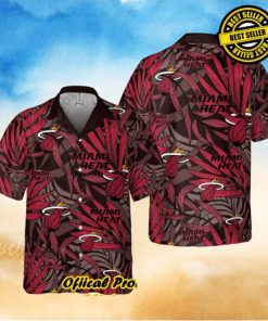 Authentic Aloha Shirt with Tropical Vibe Miami Heat