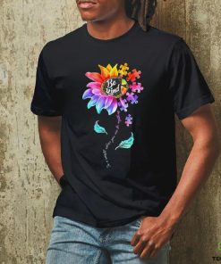 Autism Awareness Sunflower Be Kind Puzzle Mom Support K Shirt