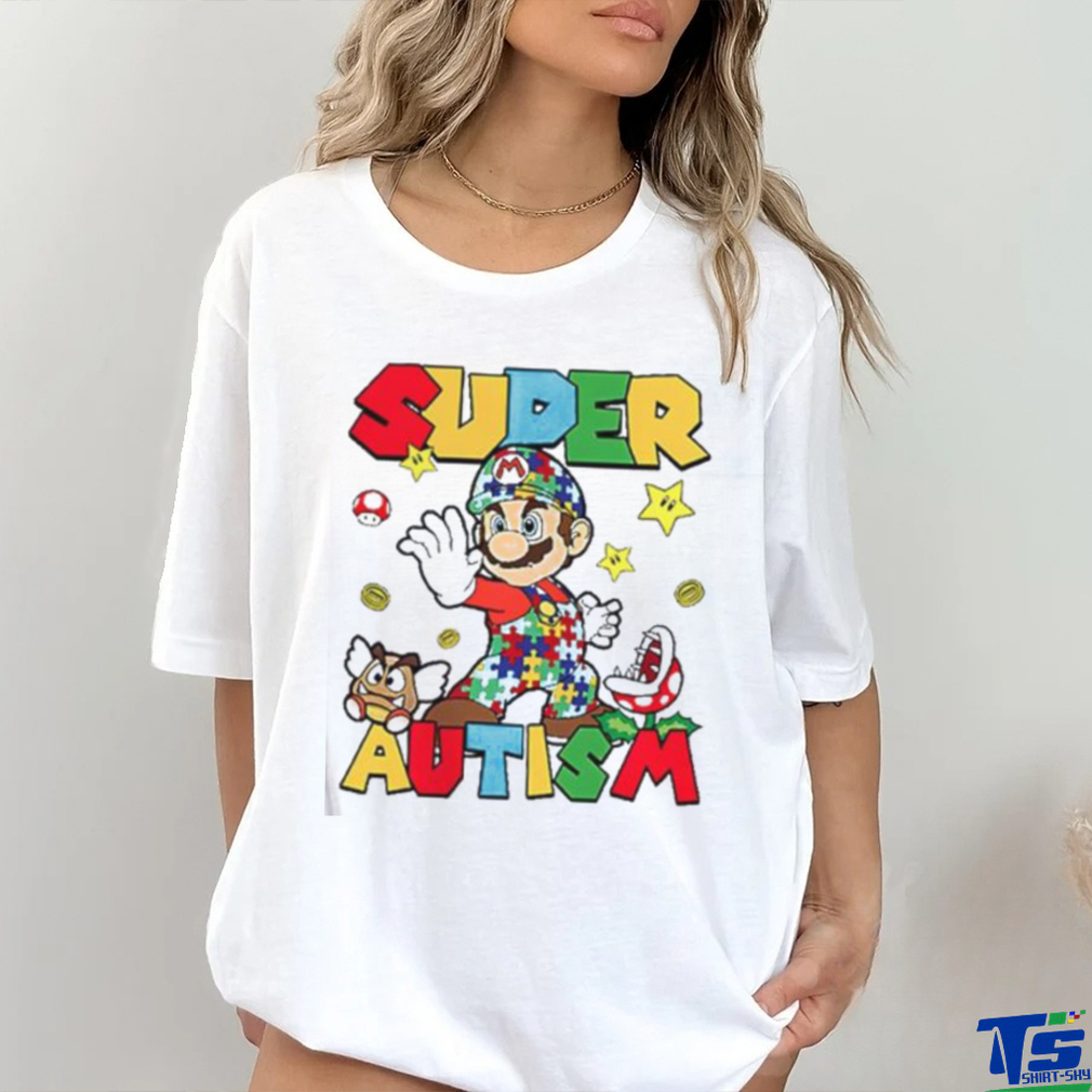 Autism Awareness Super Mario T Shirt Autism Awareness Super Mario T Shirt