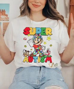 Autism Awareness Super Mario T Shirt