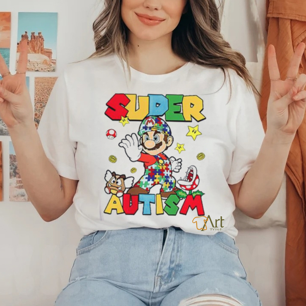 Autism Awareness Super Mario T Shirt Autism Awareness Super Mario T Shirt
