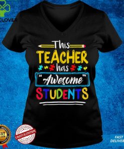 Autism Awareness THIS Teacher HAS AWESOME STUDENTS Puzzle T Shirt 2 Autism Awareness THIS Teacher HAS AWESOME STUDENTS Puzzle T Shirt