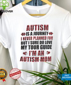 Autism Is A Journey I never Planned For Autism Mom T shirt