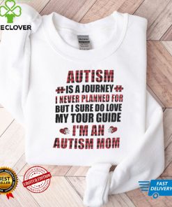 Autism Is A Journey I never Planned For Autism Mom T shirt