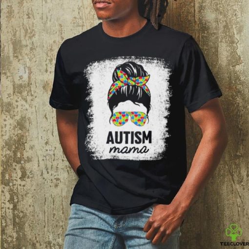 Autism Mama Puzzle Piece Autism Awareness Asd Autistic Mama Shirt