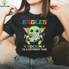 Autism Philadelphia Eagles Baby Yoda Rockin To A Different Tune Shirt