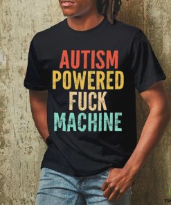 Autism Powered Fck Machine Vintage Autism Awareness Shirt