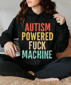 Autism Powered Fck Machine Vintage Autism Awareness Shirt