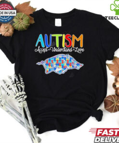 Autism accept understand love Arkansas Razorbacks shirt 2 Autism accept understand love Arkansas Razorbacks shirt