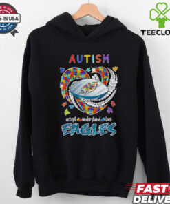 Autism accept understand love Eagles diamond football shirt