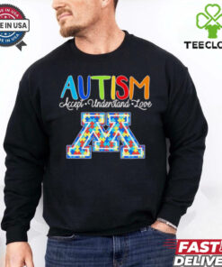 Autism accept understand love Minnesota Golden Gophers shirt