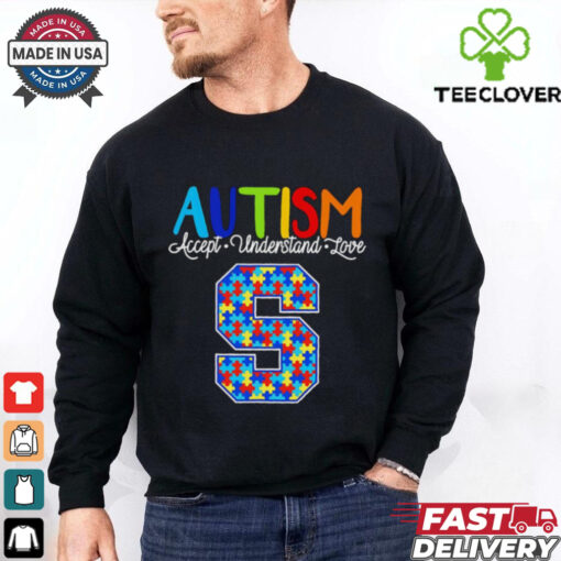 Autism accept understand love Stanford Cardinal shirt