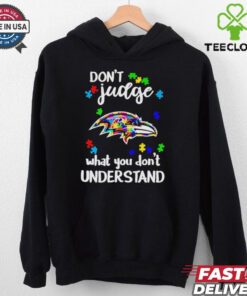 Autism don’t judge what you don’t understand Baltimore Ravens shirt