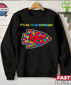 Autism it’s ok to be different Kansas City Chiefs shirt