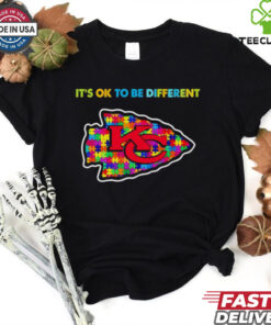 Autism it’s ok to be different Kansas City Chiefs shirt