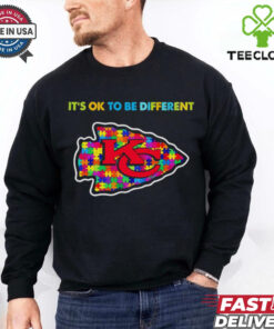 Autism it’s ok to be different Kansas City Chiefs shirt