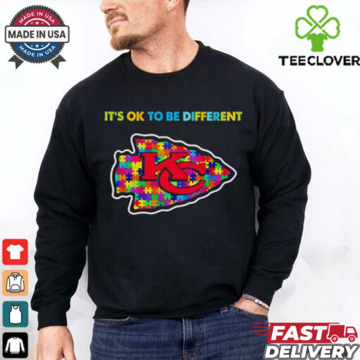 Autism it’s ok to be different Kansas City Chiefs shirt