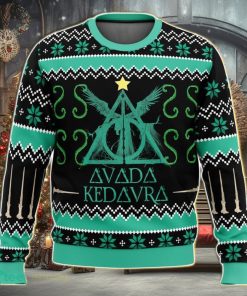 Avada Kedavra Ugly Christmas Sweater 3D Gift For Men And Women