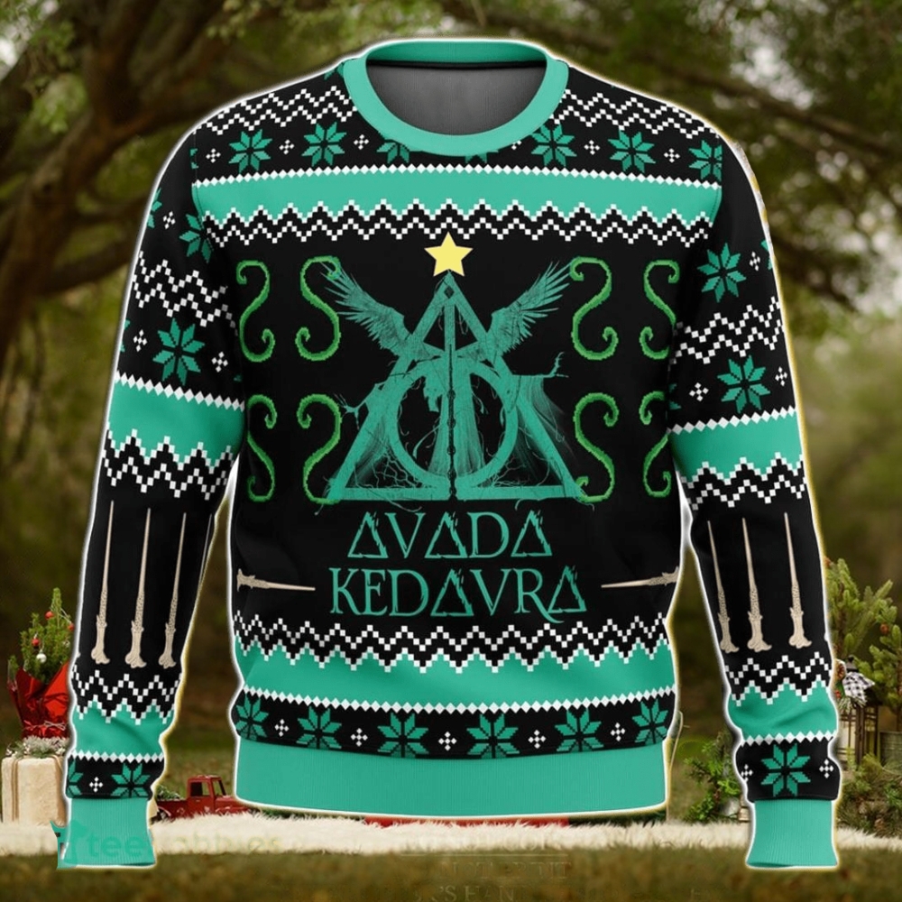 Avada Kedavra Ugly Christmas Sweater 3D Gift For Men And Women Avada Kedavra Ugly Christmas Sweater 3D Gift For Men And Women