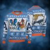 Cat Christmas Sweater, Sphynx Cat Falling Snowflakes Ugly Christmas Sweater 3D