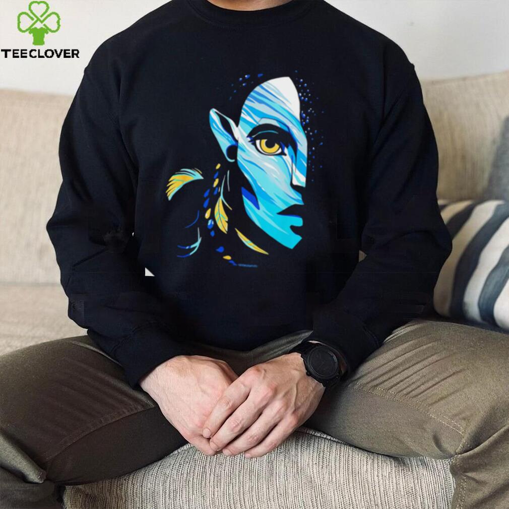 Avatar the way of water Neytiri Na’vi Ocean half face shirt Avatar the way of water Neytiri Na’vi Ocean half face shirt