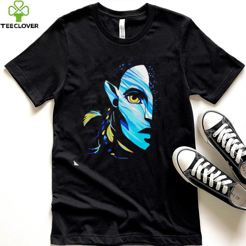 Avatar the way of water Neytiri Na’vi Ocean half face shirt Avatar the way of water Neytiri Na’vi Ocean half face shirt