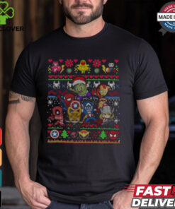 Avengers Christmas Superhero Christmas Shirt