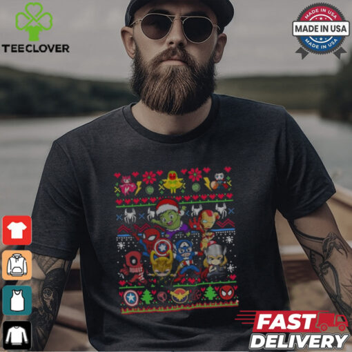 Avengers Christmas Superhero Christmas Shirt