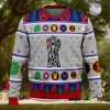 Imagine All The People Living Life In Peace Hippie Bird And Tree For Christmas Gifts Ugly Xmas Wool Knitted Sweater