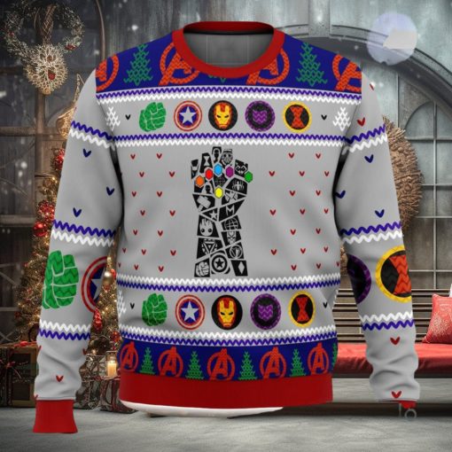 Avengers Gauntlet 3D Ugly Christmas Sweater Unisex Christmas Sweater For Men And Women