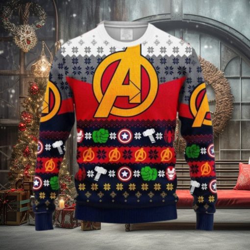 Avengers Team Ugly Christmas Sweater