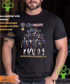 Avengers USA Men’s Olympic Gold Basketball 2024 T Shirt