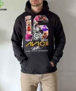 Avicii 16 Years Of 2006 2022 Thank You For The Memories Signature T Shirt