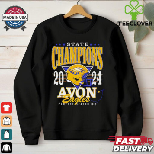 Avon Eagles Football State Champions 2024 helmet vintage shirt