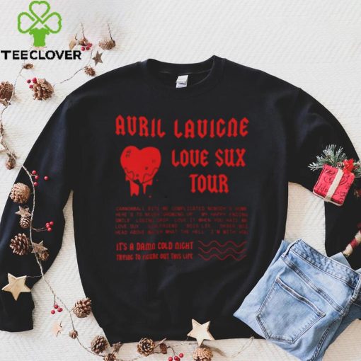 Avril Lavigne Love Sux Tour T-Shirt | Official Merchandise | Limited Edition