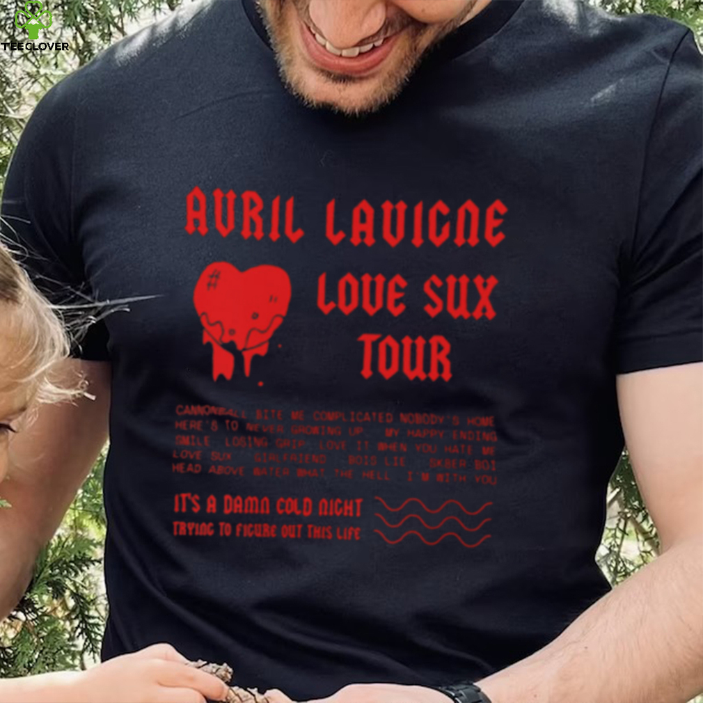 Avril Lavigne Love Sux Tour T-Shirt | Official Merchandise | Limited Edition Avril Lavigne Love Sux Tour T-Shirt | Official Merchandise | Limited Edition
