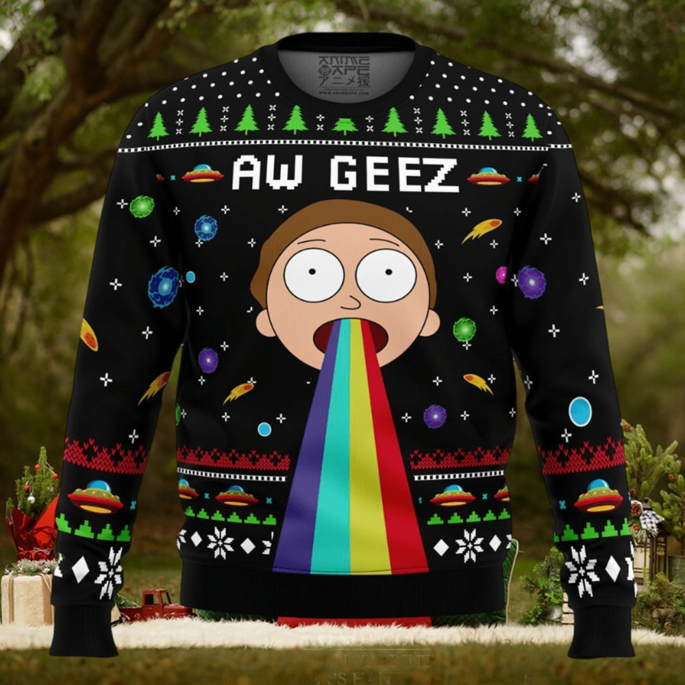 Rick and morty hot sale christmas sweater