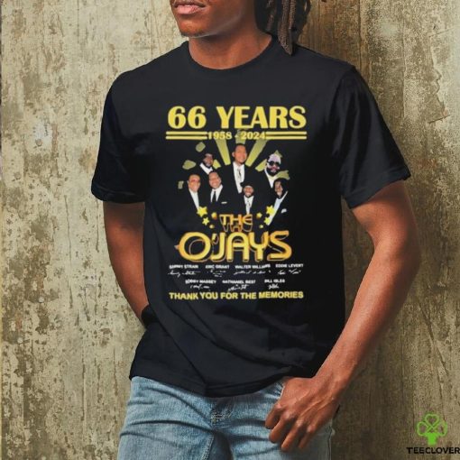 Awesome 66 Years 1958 – 2024 The O’Jays Thank You For The Memories Shirt