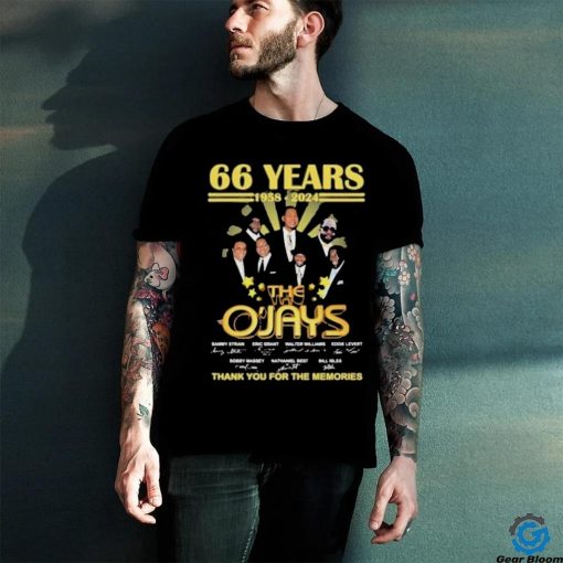 Awesome 66 Years 1958 – 2024 The O’Jays Thank You For The Memories Shirt