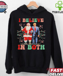Awesome Believe In Both Trump And Santa shirt