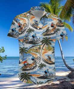 Awesome Bicycle On Summer Unisex Hawaiian Shirts