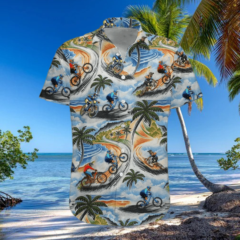 Awesome Bicycle On Summer Unisex Hawaiian Shirts Awesome Bicycle On Summer Unisex Hawaiian Shirts
