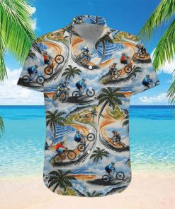 Awesome Bicycle On Summer Unisex Hawaiian Shirts